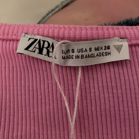 Light Pink Zara Crop Top - Picture 3 of 6